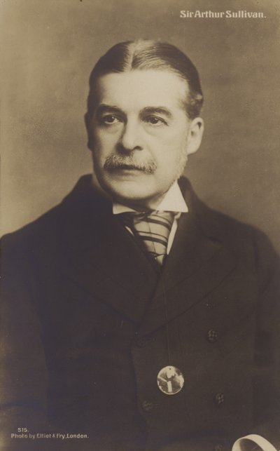 Porträt von Sir Arthur Sullivan von English Photographer